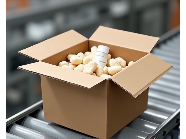 生分解性緩衝材の配送ボックス